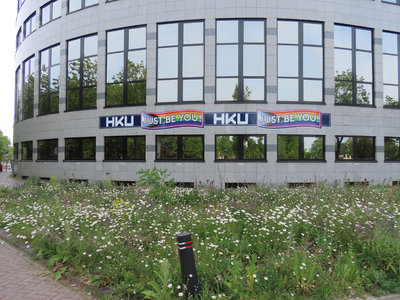 912907 Gezicht op de onderpui van het kantoorgebouw Molenburg op de hoek van de Nieuwekade (links) en het Paardenveld ...